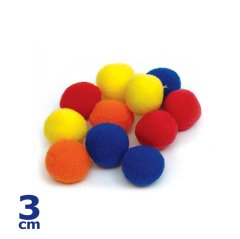 3 cm Ponpon 75 Adet (Sanat Kırtasiye Malzemesi)
