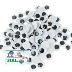 12 mm Oynar Göz 300'Lü (Kırtasiye Malzemeleri)