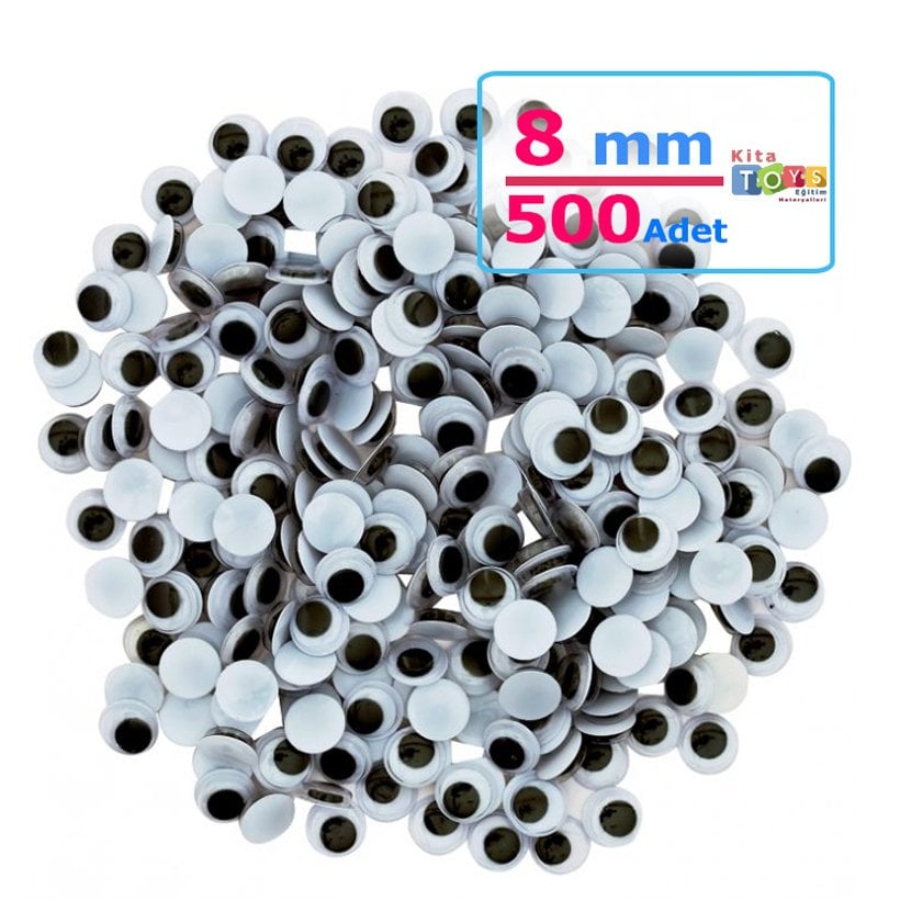 8 mm Oynar Göz 500'Lü (Kırtasiye Malzemeleri)
