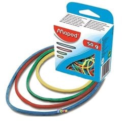 Renkli Lastik 50 g Güçlü ve Sağlam (Eğitim Paket Lastiği)