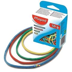 Renkli Lastik 50 g Güçlü ve Sağlam (Eğitim Paket Lastiği)