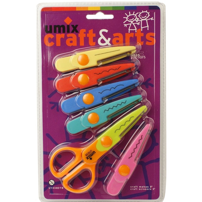 Umix Şekilgeç Makası 5 Yedek Şekilli Makas U1038DTB