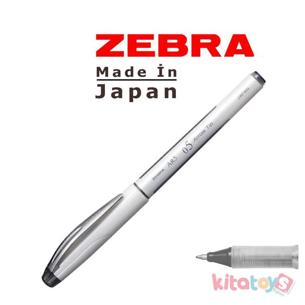 Zebra Roller Kalem 0.5 mm JAPAN AR5 SİYAH Mürekkepli Pilot