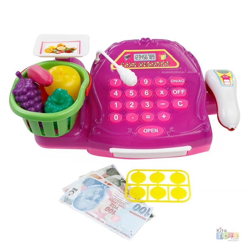 Sevimli Yazar Kasa Seti (Market Oyuncakları)