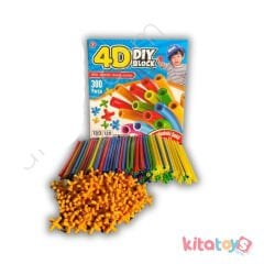 Lüx Süper Bambu Çubuklar 300 Parça (4D Dıy Block Borular)