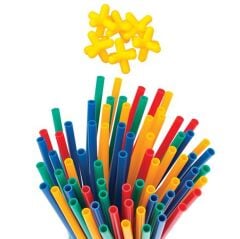 Lüx Süper Bambu Çubuklar 300 Parça (4D Dıy Block Borular)