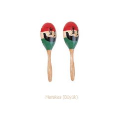 Ahşap Marakas (Büyük) Anaokulu Müzik Aletleri