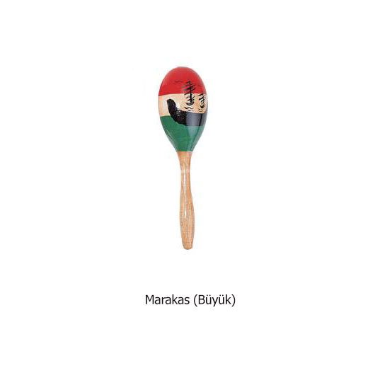 Ahşap Marakas Tekli