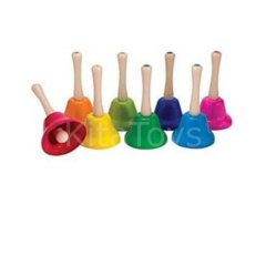 Gökkuşağı Müzik Zilleri 8 Notalı Çanlar (Set)
