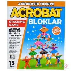 Acrobat Denge Oyunu 15 Adet Adam (Plastik İnsan Bloklar) 3035