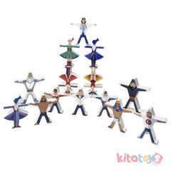 Acrobat Denge Oyunu 15 Adet Adam (Plastik İnsan Bloklar) 3035