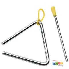 Metal Üçgen Zil 17 cm (Çelik Müzik Aleti) Demir