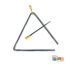 Metal Üçgen Zil 17 cm (Çelik Müzik Aleti) Demir