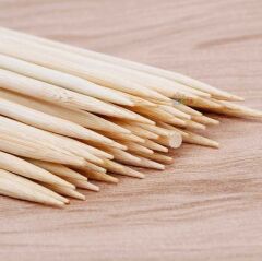 Extra Kalın Çöp Şiş Çubukları 6 mm (Faaliyet Bambu Çubuğu)