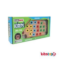 Ahşap Kirpi BulTak (Bul Tak Eğitici Kreş Oyuncakları) 5655 Tak Çıkar