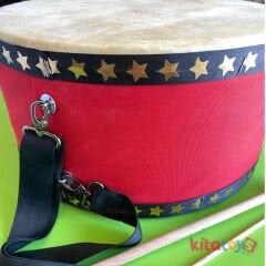 Büyük Deri Davul 32 cm (Müzik Aletleri) Yer Davulu