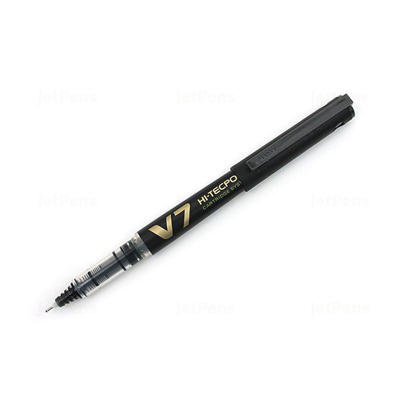 Pilot V7 İĞNE UÇLU ROLLER KALEM 07 mm SİYAH