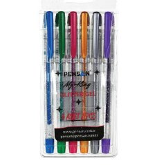 MY King Simli Jel Kalem 6'Lı Pensan 2227