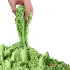 Kinetik Oyun Kumu Yeşil 1 KG Aksesuarlı (Fentoys) 03692 Kinetic