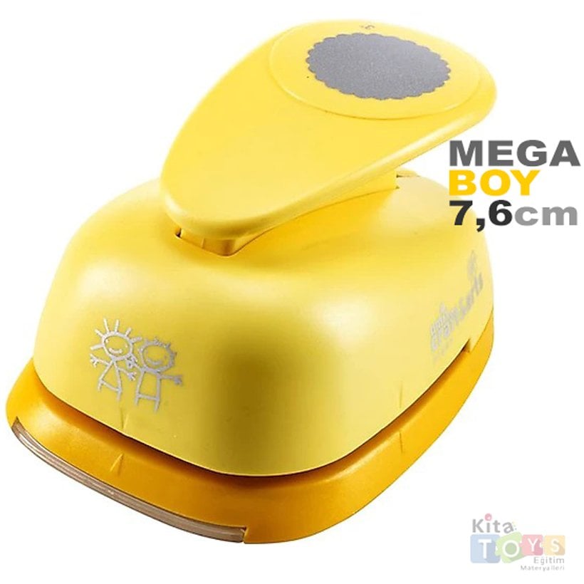 Şekilli Delgeç 7,62 cm MEGA Büyük Boy (ÇOK YAPRAKLI)