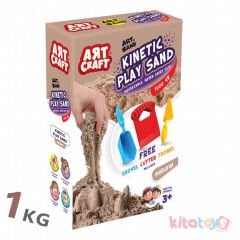 Kinetik Oyun Kumu Naturel 1 KG Aksesuarlı (Fentoys) 36909 Kinetic Kum