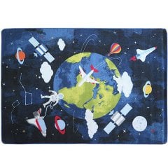 Spacetime 133x190 Lacivert (OUTER SPACE) Anaokulu Halısı