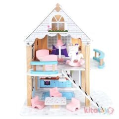 Ahşap Oyun Evi 2 Katlı (T2011 Ağaç Eğitici Oyuncak)