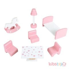 Ahşap Oyun Evi 2 Katlı (T2011 Ağaç Eğitici Oyuncak)