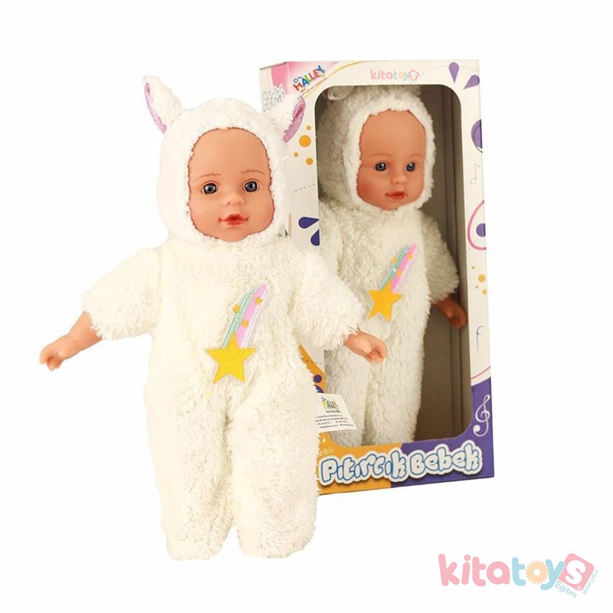 Oyuncak Kostümlü Pıtırcık Bebek 35 Cm 78767 Halley Pelüş 5