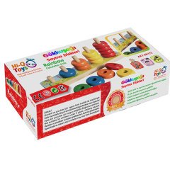 Gökkuşağı Sayma Diskleri (Kademeli Boncuk Sıralama)