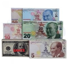Eğitim Parası 80 Ad Türk Lirası (Sahte Kağıt Banknot)