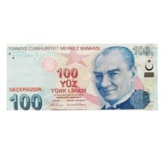 Eğitim Parası 80 Ad Türk Lirası (Sahte Kağıt Banknot) 100 ₺