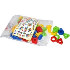 Somun Civata 64 Parça (Poşetli Vida) Geometrik Lego