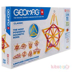 Geomag 93 Parça Classic Manyetik Zeka Oyunu Çubukları (Mıknatıslı) Orijinal 273