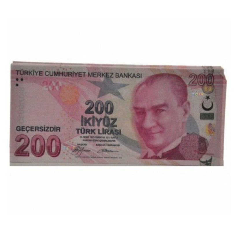 Eğitim Parası 80 Ad Türk Lirası (Sahte Kağıt Banknot) 200 ₺