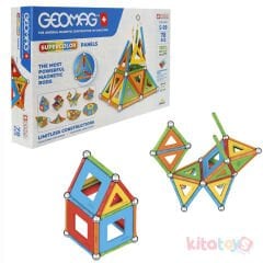 Geomag Supercolor Panels 78 Parça Manyetik Zeka Oyunu Çubukları (Mıknatıslı) Orijinal 379