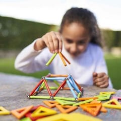 Geomag Supercolor Panels 78 Parça Manyetik Zeka Oyunu Çubukları (Mıknatıslı) Orijinal 379