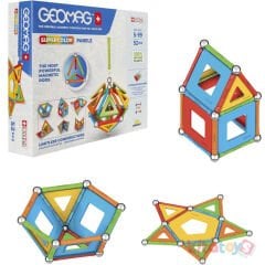 Geomag Supercolor Panels 52 Parça Manyetik Zeka Oyunu Çubukları (Mıknatıslı) Orijinal 378 Renkli