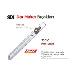 SDI Maket Bıçağı DAR-Metal Gövde 3001C Bıçak