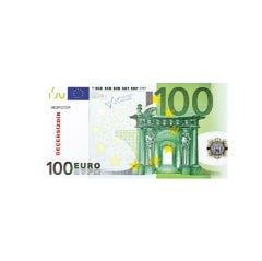 Eğitim Parası 80 Ad Dolar Euro (Geçersiz Kağıt Banknotları) 100 Euro