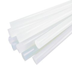 İnce Silikon Çubuk 10 Adet 30 cm Şeffaf