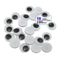18 mm Oynar Göz 100'Lü (Kırtasiye Ürünü)