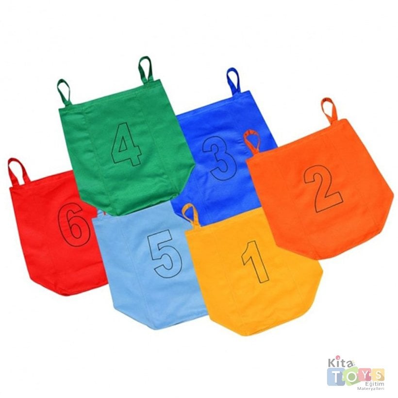 Çuval Oyunu  6'Lı (Zıp Zıp Zıplama Kumaş Torba Çuvalı) 5067