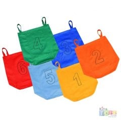 Çuval Oyunu  6'Lı (Zıp Zıp Zıplama Kumaş Torba Çuvalı) 5067