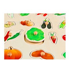 Ahşap Puzzle Sebzeler