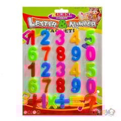Mıknatıslı Rakamlar 26 p (Sayılar) Eğitici Manyetikli Oyuncak Materyal