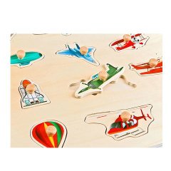 Hava Taşıtları Ahşap Puzzle
