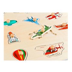 Hava Taşıtları Ahşap Puzzle
