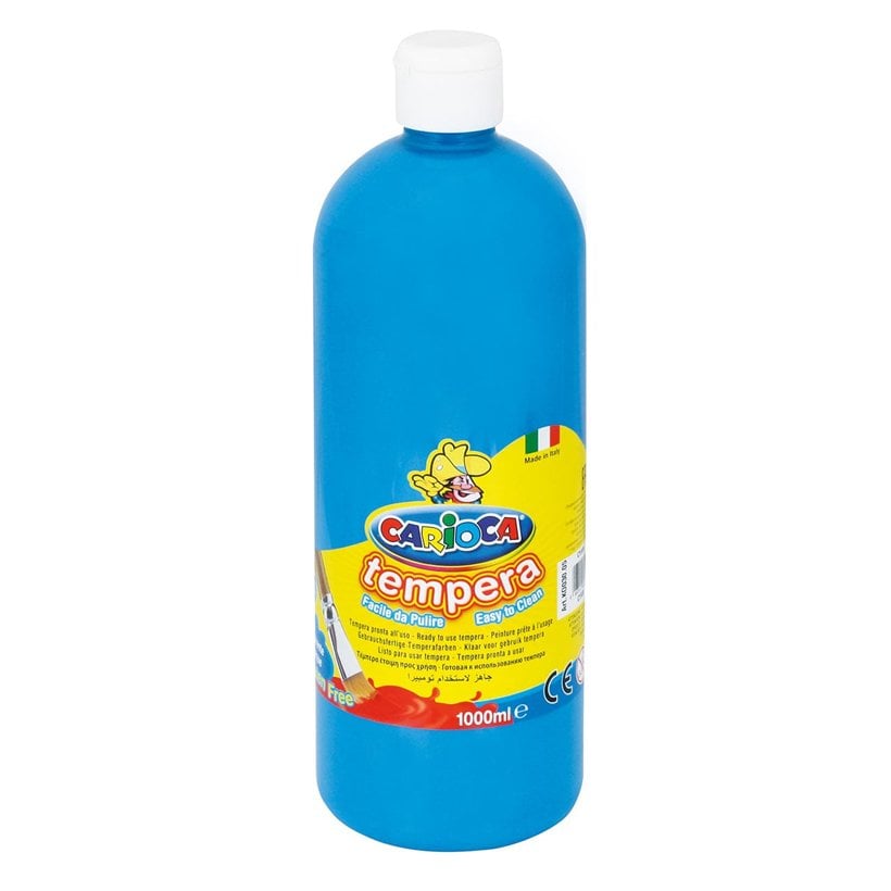 Carioca Tempera Boya 1000 ml MAVİ (Süper Yıkanabilir)