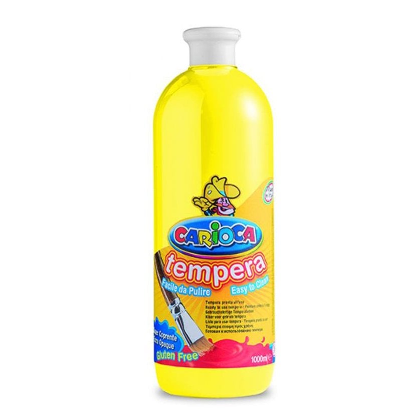 Carioca Tempera Boya 1000 ml SARI (Parmak Boyası)